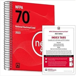 NFPA 70 National Electrical Code Nec Spiral 2023 Edition With Index Tab