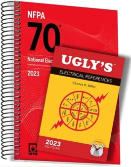 National Electrical Code 2023 | NFPA 70 Spiral Index Tab + Ugly’s Electrical References 2023