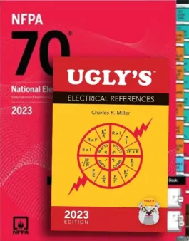 National Electrical Code Hand Book 2023 Paperback Edition + Ugly’s Electrical Reference 2023 with INDEX TABS