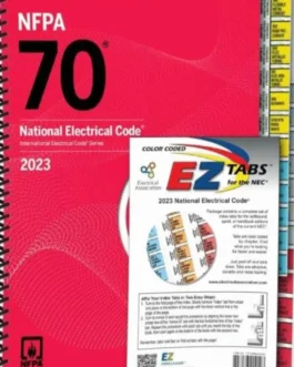 NFPA 70 National Electrical Code 2023 Paperback with EZ Tabs