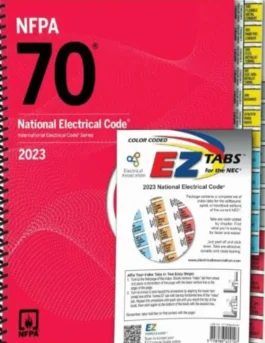 Nec Code National electrical code 2023 edition spiral bound with EZ index Tab